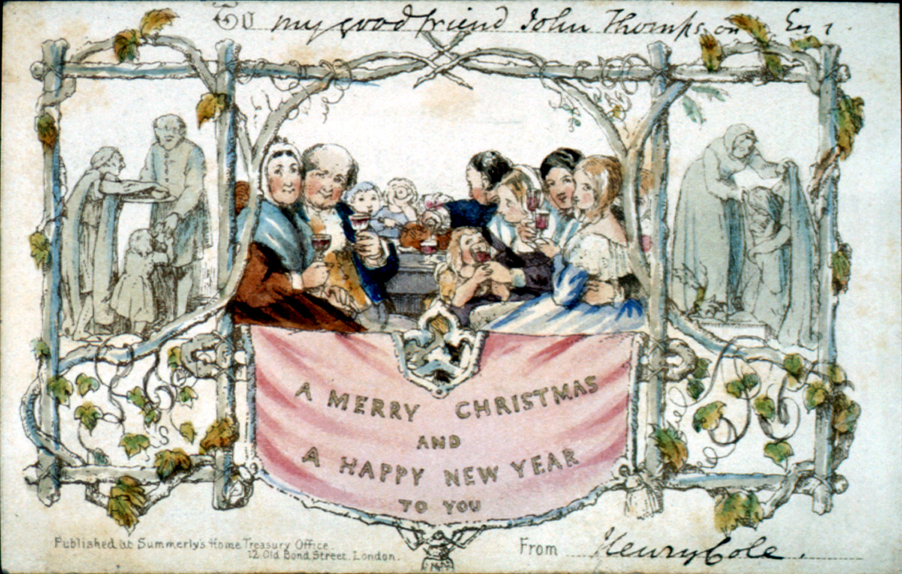 oldest christmas card
